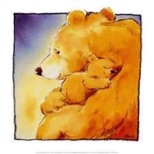 Схема вышивки «мама медведица»