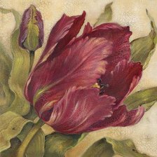 Оригинал схемы вышивки «тюльпан» (№13367)