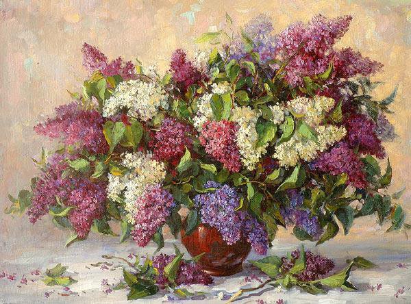 Букет сирени - цветы, букет, натюрморт - оригинал