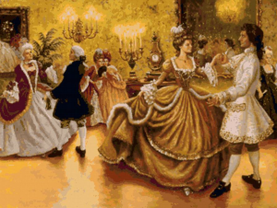 на балу - танец, бал, пара - предпросмотр