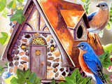 птички в домике