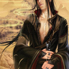 Схема вышивки «Воин»