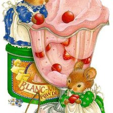 Схема вышивки «мышки»