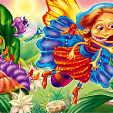 Схема вышивки «муха-цокотуха»