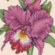 Оригинал схемы вышивки «Орхидея» (№17306)