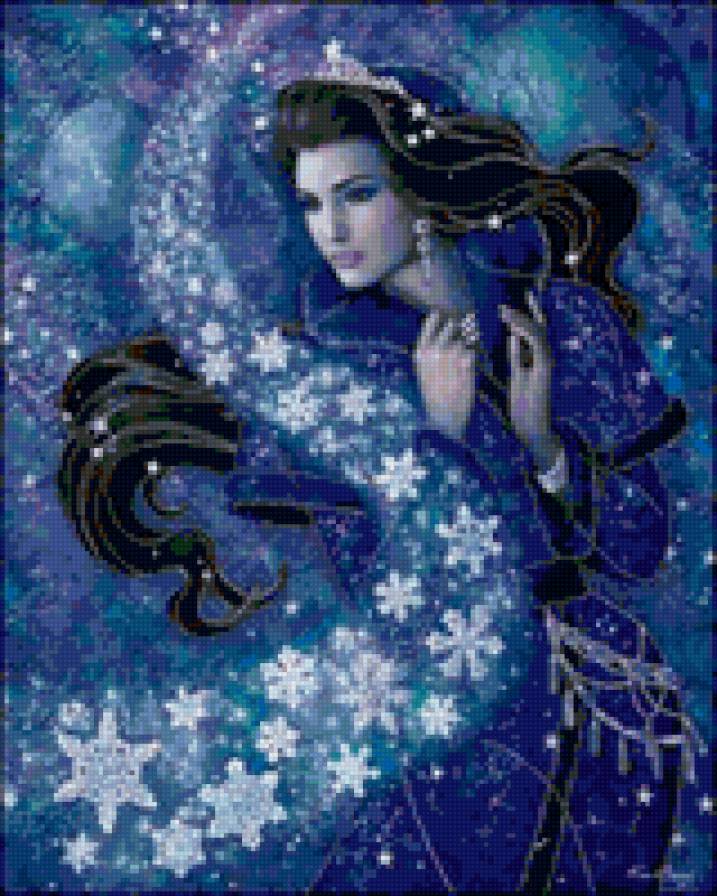 Картины Жозефины Уолл - королева, зима - предпросмотр