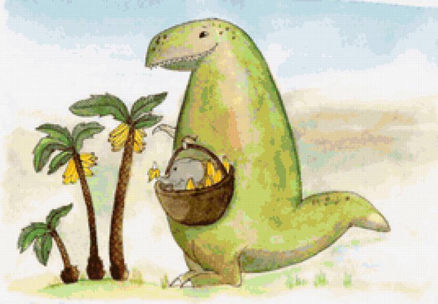 Динозавр - для детей - предпросмотр