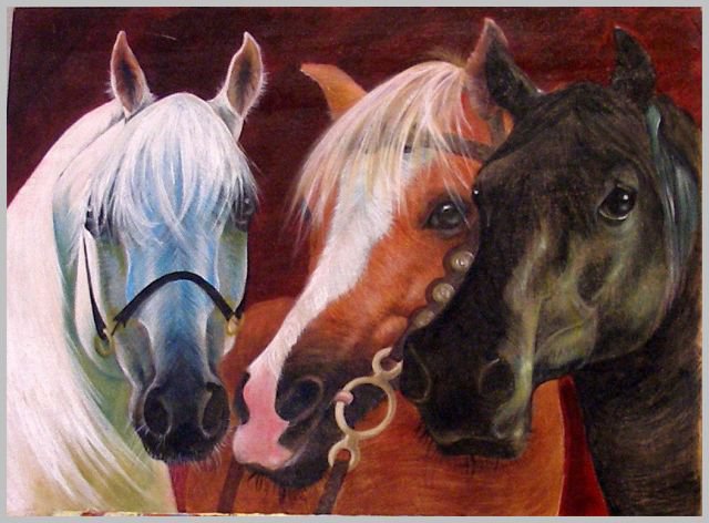 Серия "Кони" - кони, животные, лошади - оригинал