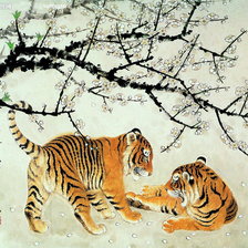 Оригинал схемы вышивки «Тигр» (№17795)