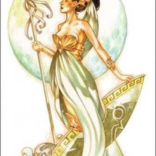 Схема вышивки «Афина-богиня мудрости»