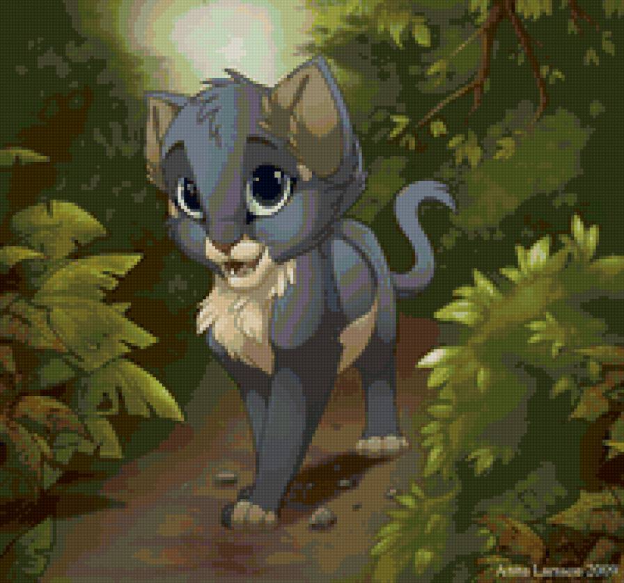 №17971 - котенок, кошка, кот, киса - предпросмотр