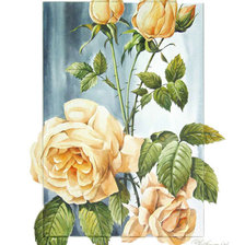 Оригинал схемы вышивки «розы» (№18082)