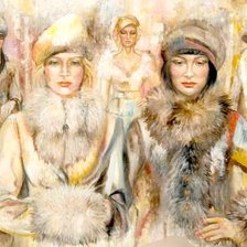 Схема вышивки «Подиум»