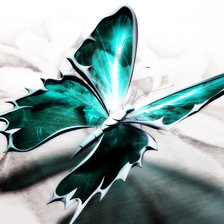 Оригинал схемы вышивки «бабочка» (№18709)