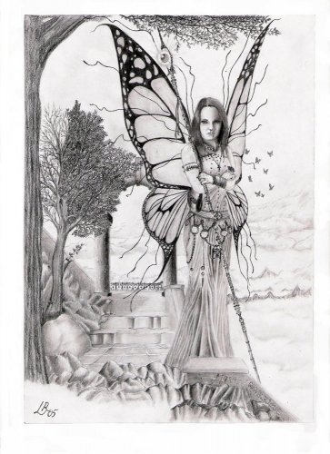 девушка-бабочка 7 - оригинал