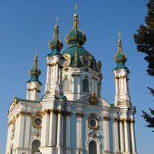 Схема вышивки «Киев Андреевская церковь»