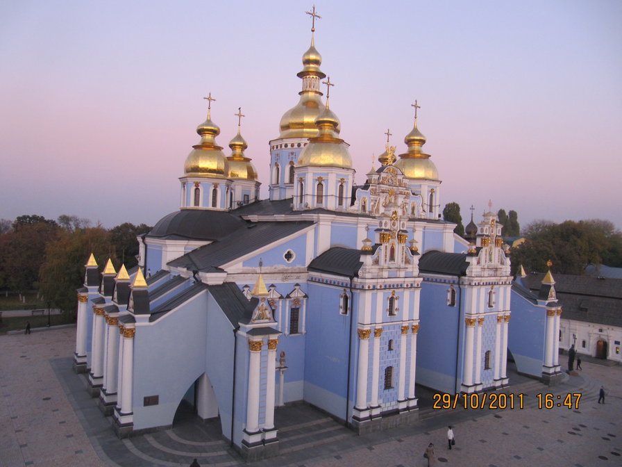 Киев Михайловская церковь - храм, киев, город, церковь, архитектура - оригинал