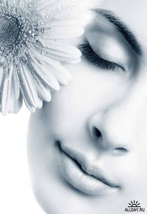 девушка - лица, цветы, люди, девушка - оригинал