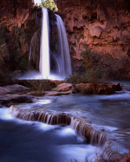 водопад - вода, природа, водопад - оригинал