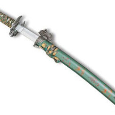 Оригинал схемы вышивки «самурайский меч» (№20104)