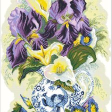 Схема вышивки «ирисы 1»