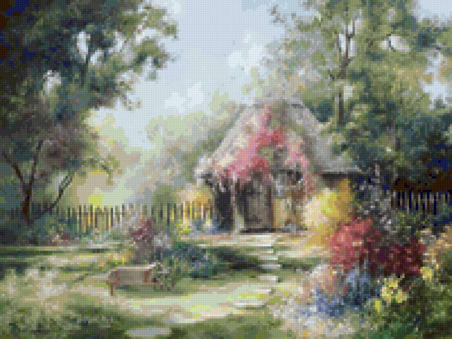 Картина "Дом мечты" - предпросмотр