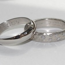 Оригинал схемы вышивки «обручальное кольцо» (№22430)