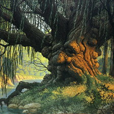 Схема вышивки «сказочное вековое дерево»