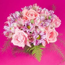 Схема вышивки «цветы»