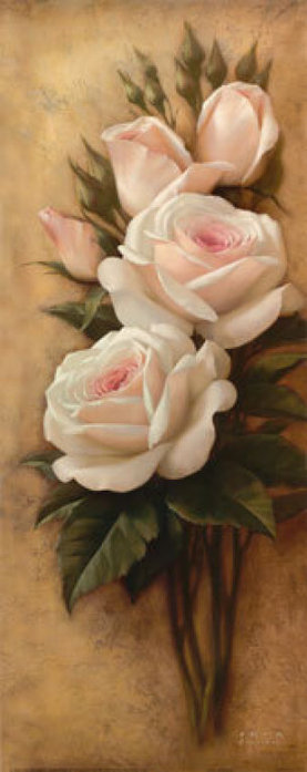 розы - розы, винтаж, цветы - оригинал