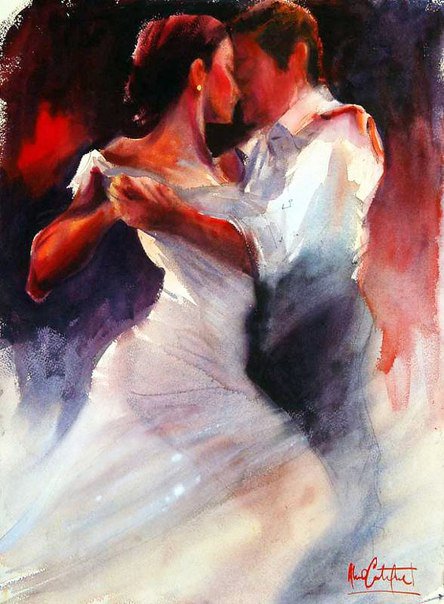 танец - люди, влюбленные, пара, танец, танго - оригинал