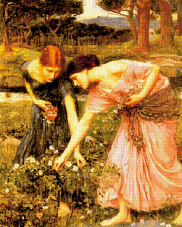 №23057 - художник, картины, джон уильям уотерхаус - предпросмотр