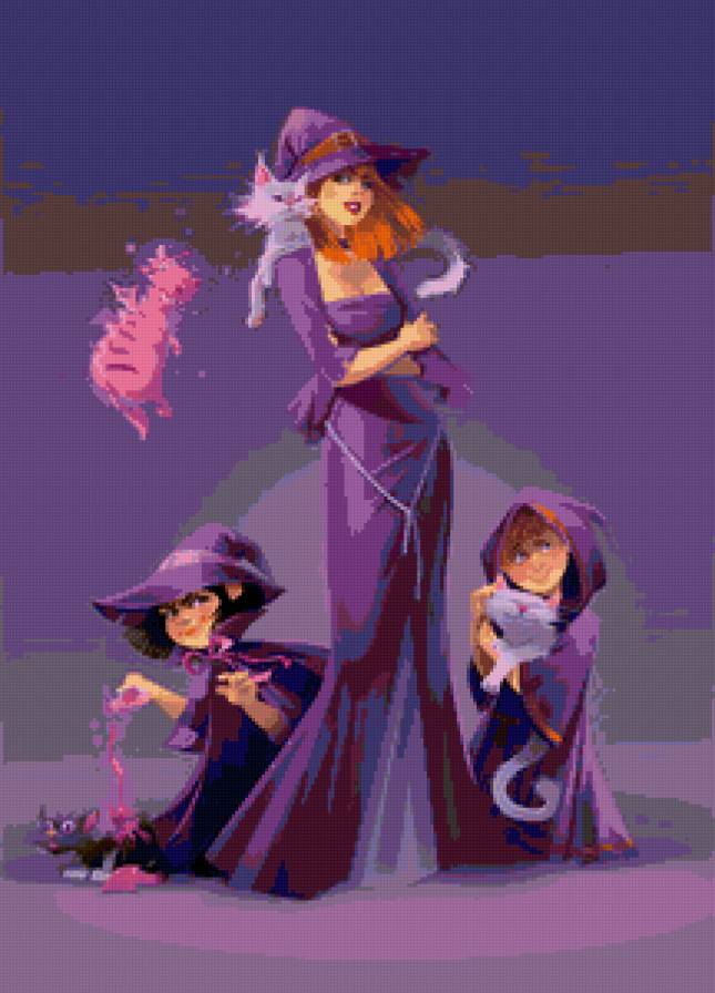 ведьма - женщина, сказка - предпросмотр