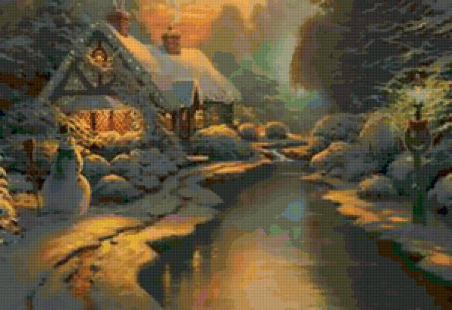 Зима - деревня, зима - предпросмотр