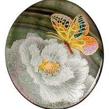 Оригинал схемы вышивки «Бабочка» (№23574)