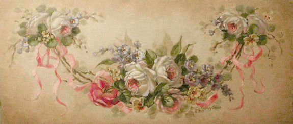 винтажные розы - цветы, винтаж, розы - оригинал