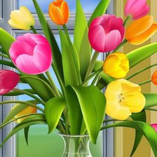 Схема вышивки «Цветы»