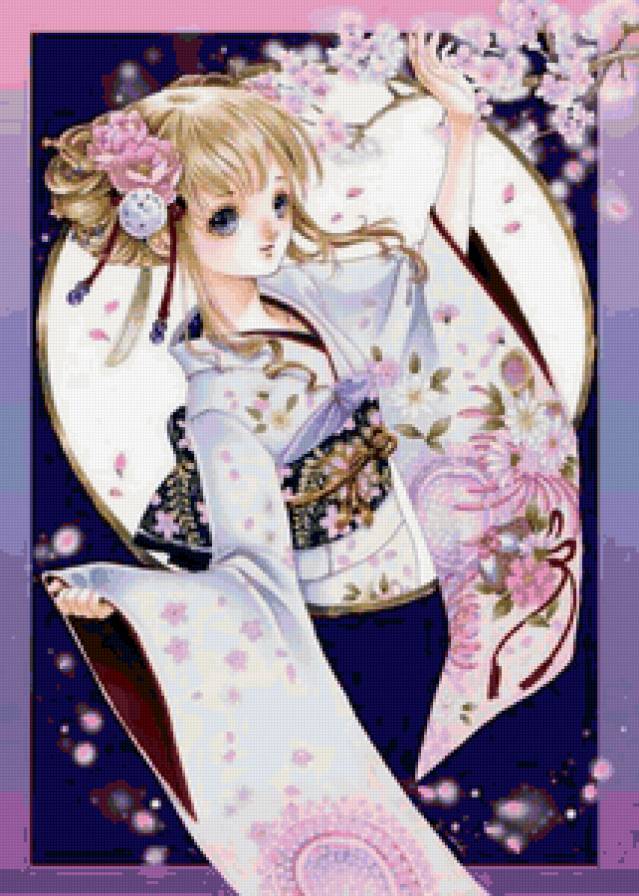 Принцесса анимэ - девушка, принцесса, анимэ, девочка - предпросмотр