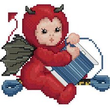 Схема вышивки «Чертенок6»