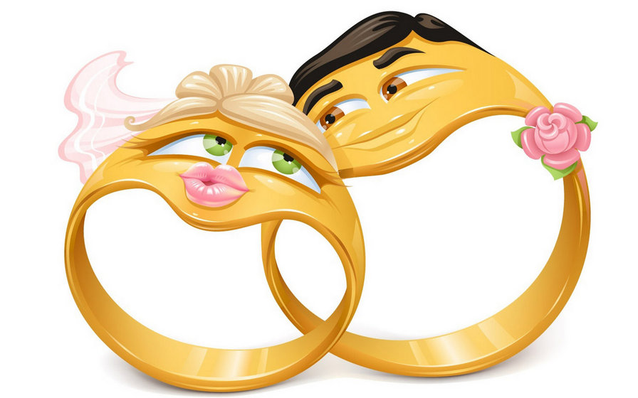 Свадебные кольца - свадьба, кольца - оригинал