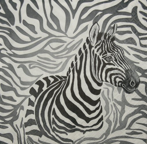 Зебра - подушка, животные, зебра, живопись - оригинал