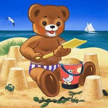 Схема вышивки «мишки»