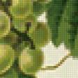 Предпросмотр схемы вышивки «белый виноград» (№25402)