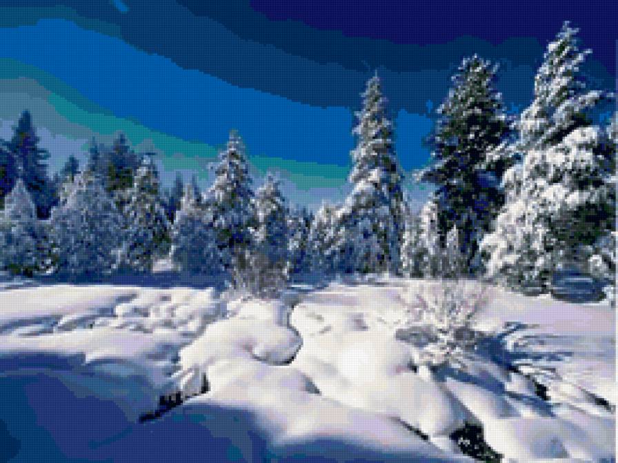 зима - природа - предпросмотр