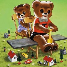 Схема вышивки «мишки»