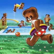 Схема вышивки «мишки»