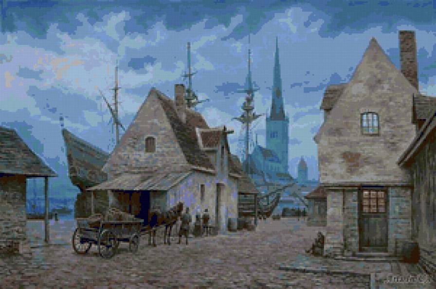 №27125 - вадим войтехович, городской пейзаж - предпросмотр