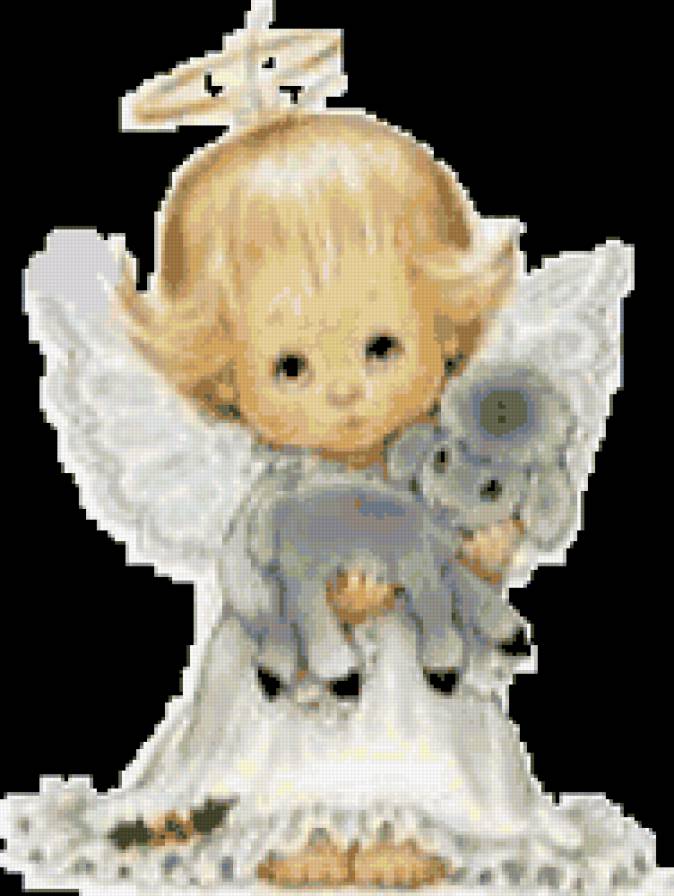 ангел - природа, дети, ангел, животные - предпросмотр