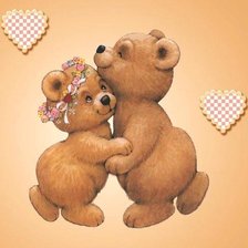 Схема вышивки «Медвежта»