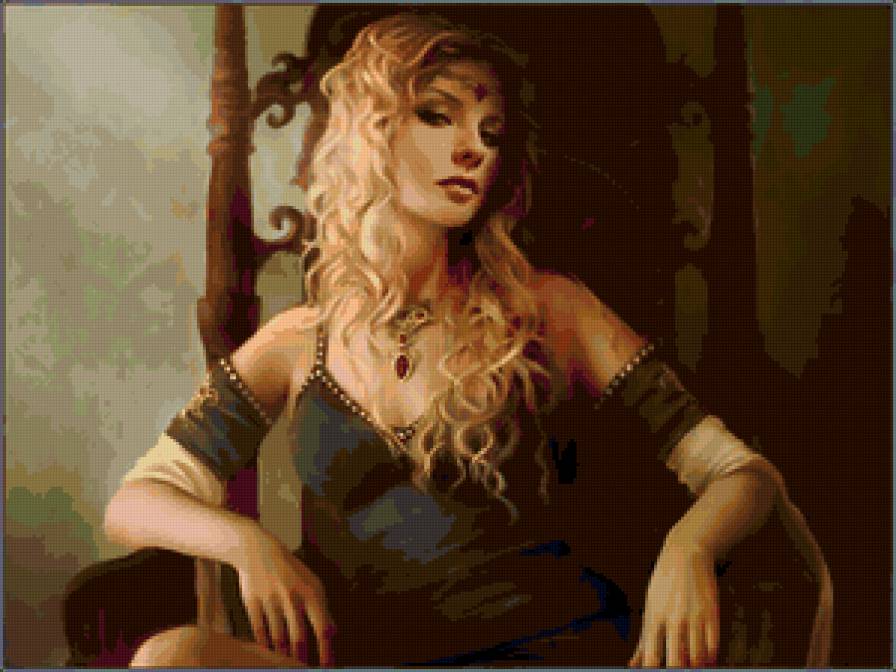 девушка - чувства, взгляд, лица, фэнтези, люди, тоска, девушка - предпросмотр